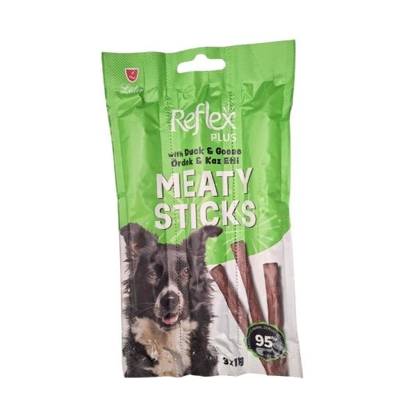 Reflex Plus Ördek ve Kaz Etli Çubuk Yetişkin Köpek Ödül Maması 1 Adet 3x11 Gr - Köpek Ödül Maması