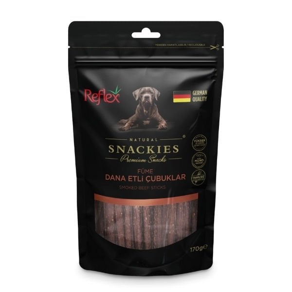 Reflex Snackies Füme Dana Etli Stick Köpek Ödül Maması 1 Adet 170 Gr - Köpek Ödül Maması