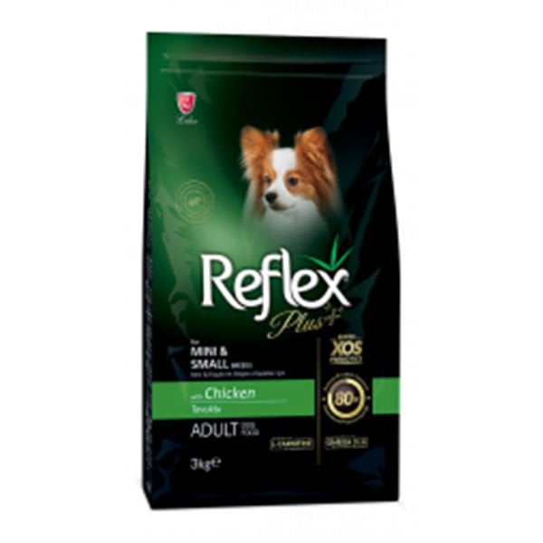 Reflex Plus Adult Tavuklu Küçük Irk Yetişkin Köpek Maması 3 Kg - Kuru Köpek Maması