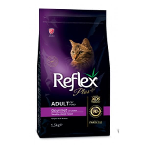 Reflex Plus Gourmet Tavuklu Yetişkin Kedi Maması 1.5 Kg - Kuru Kedi Maması