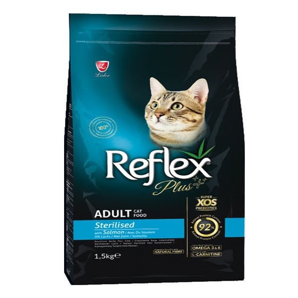 Reflex Plus Adult Somonlu Kısırlaştırılmış Kedi Maması 1.5 Kg - Kuru Kedi Maması