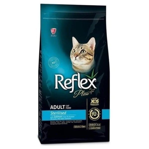 Reflex Plus Adult Somonlu Kısırlaştırılmış Kedi Maması 1.5+500 Gr Hediyeli - Kuru Kedi Maması