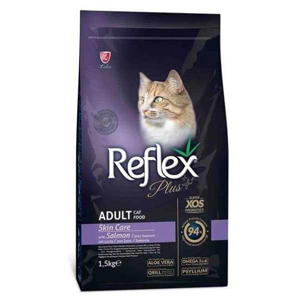 Reflex Plus Skin Care Somonlu Yetişkin Kedi Maması 1.5 Kg - Kuru Kedi Maması