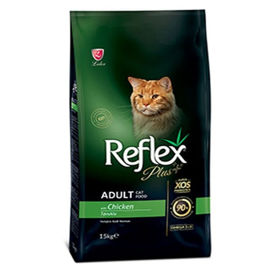 Reflex Plus Adult Tavuklu Yetişkin Kedi Maması 15 Kg - Kuru Kedi Maması