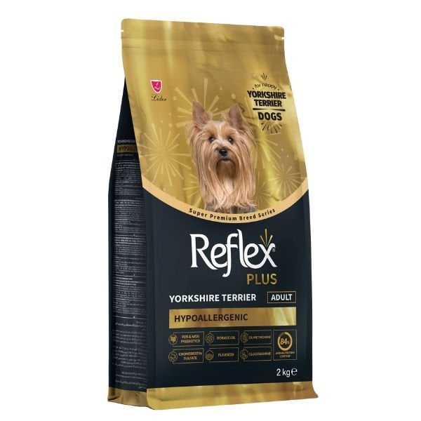 Reflex Plus Yorkshire Terrier Hypoallergenic Tavuklu Yetişkin Köpek Maması 2 Kg - Kuru Köpek Maması