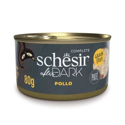 Schesir After Dark Pate Tavuklu Yetişkin Kedi Konservesi 1 Adet 80 Gr yaş konserve kedi maması