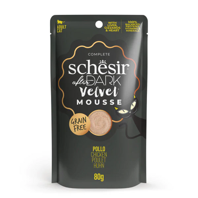 Schesir After Dark Velvet Mousse Tavuklu Yetişkin Kedi Yaş Maması 1 Adet 80 Gr