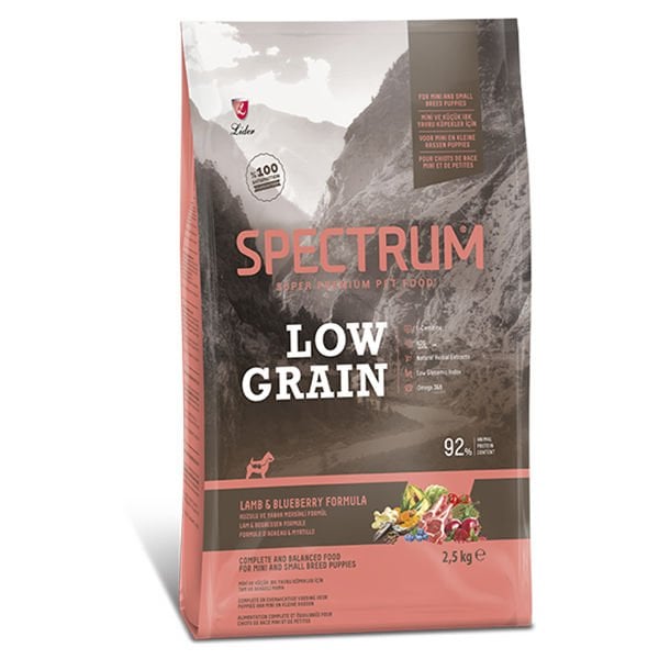 Spectrum Düşük Tahıllı Kuzulu ve Yaban Mersinli Küçük Irk Yavru Köpek Maması 2.5 Kg - Kuru Köpek Maması