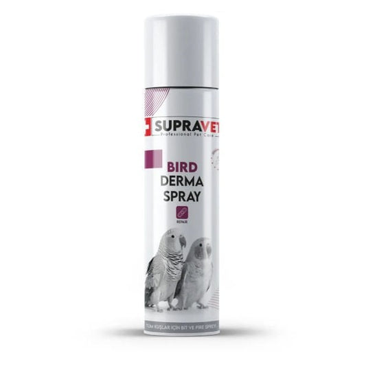 Supravet Kanarya Papağan Güvercin ve Muhabbet Kuşları Deri Bakım Spreyi 150 Ml
