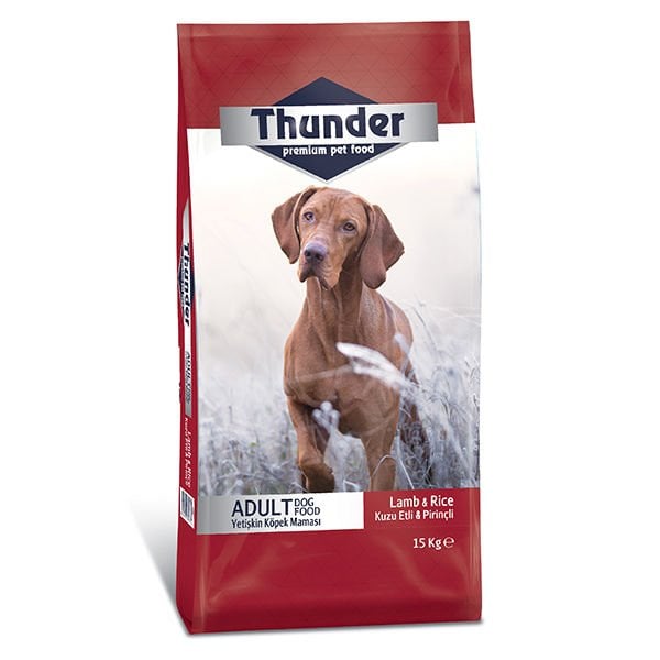 Thunder Kuzulu Yetişkin Köpek Maması 15 Kg - Kuru Köpek Maması