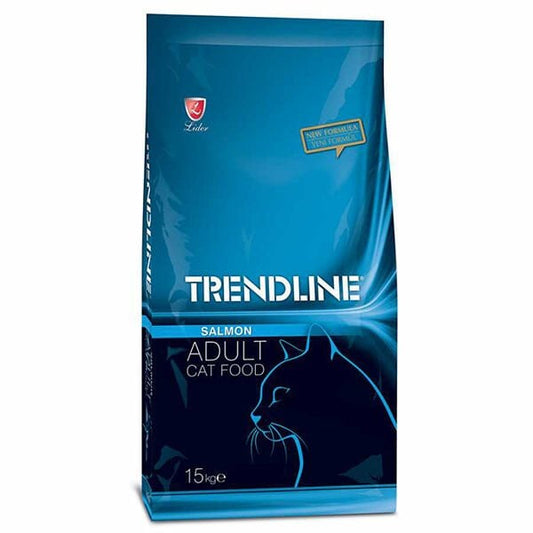 Trendline Adult Somonlu Yetişkin Kedi Maması 15 Kg - Kuru Kedi Maması