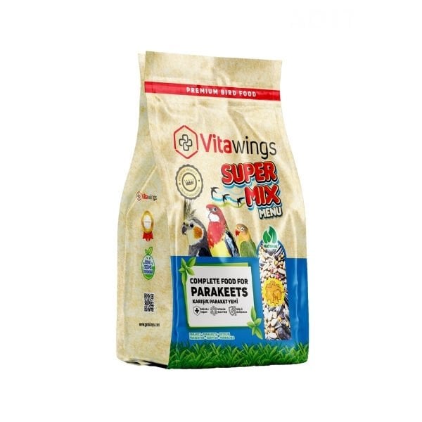 Vitawings Süper Mix Paraket Kuş Yemi 800 Gr ürün görseli