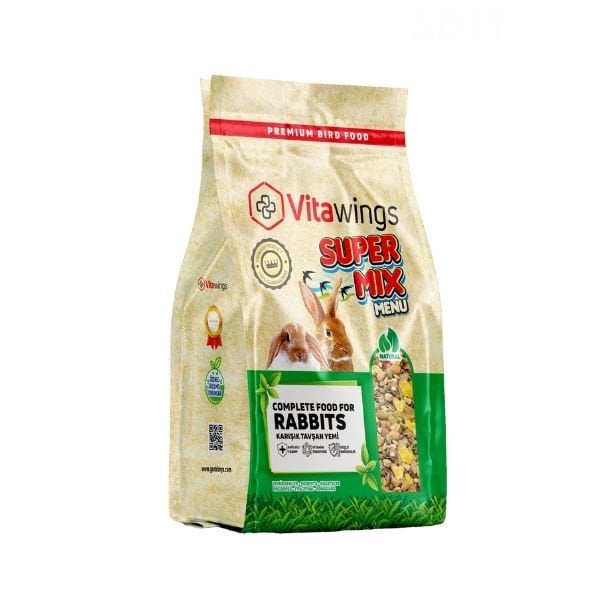 Vitawings Süper Mix Tavşan Yemi 800 Gr
